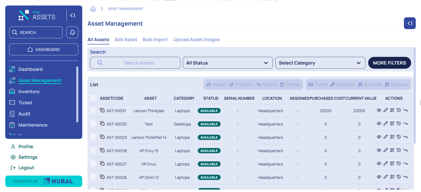 Asset Management